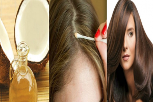Hạn chế rụng tóc bằng dầu dừa