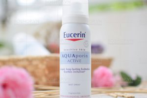 Review xịt khoáng cung cấp nước và làm dịu da Eucerin AQUAporin Active