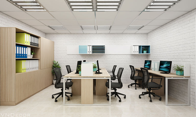 Thiết kế không gian văn phòng tối giản